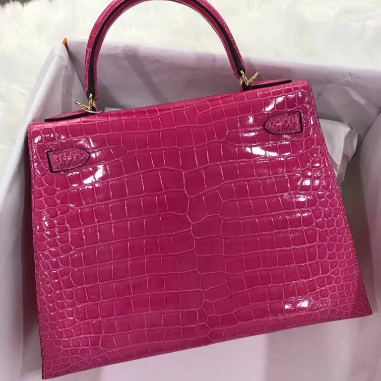 pink croc shoulder bag