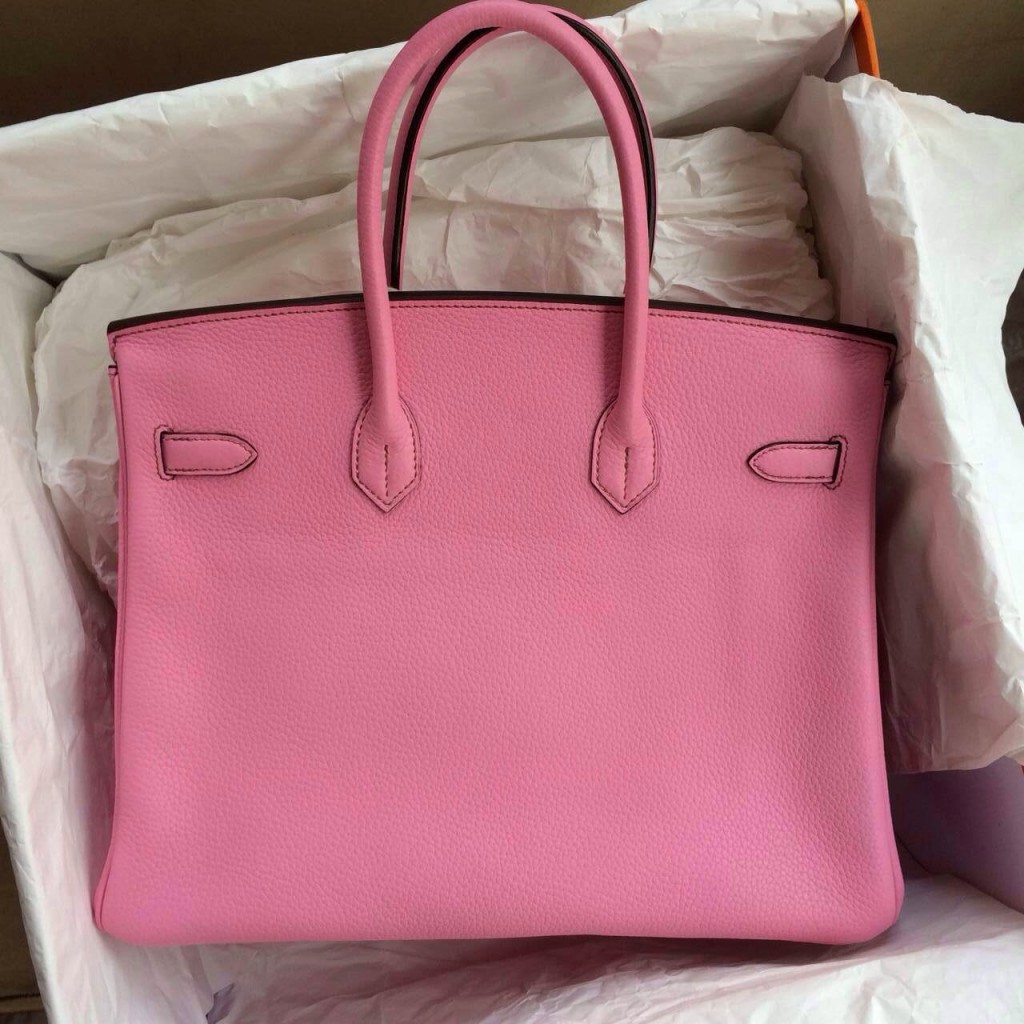 Birkin bag Pink 35cm gold hardware - H Factory Birkin
