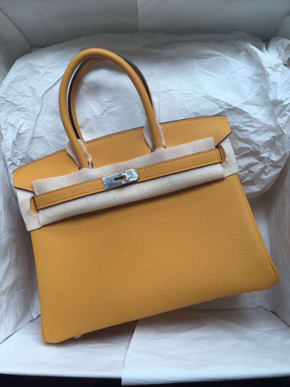 Discount Hermes Birkin Bag Mustard Yellow Togo Leather Tote Handbag ...