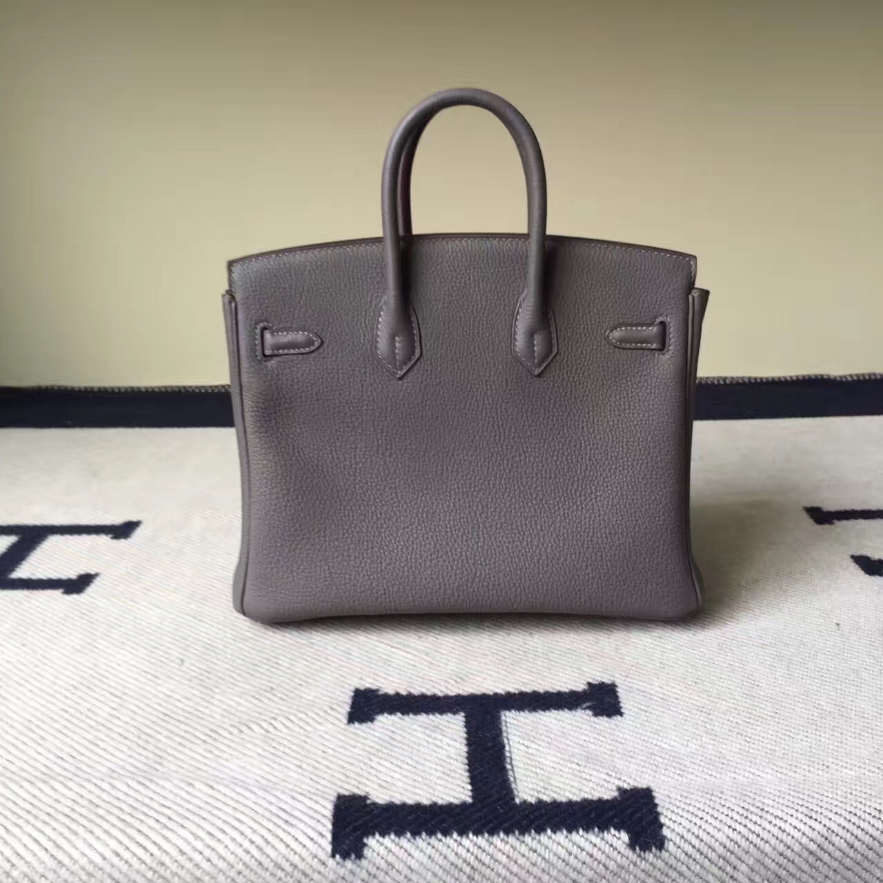 Discount Hermes 8F Etain Grey Togo Calf Leather Birkin Bag 25cm – HEMA ...
