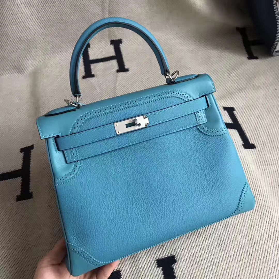 Stock Hermes 6C Cuivre Color Togo Calf Kelly25CM Bag Silver Hardware - HEMA  Leather Factory