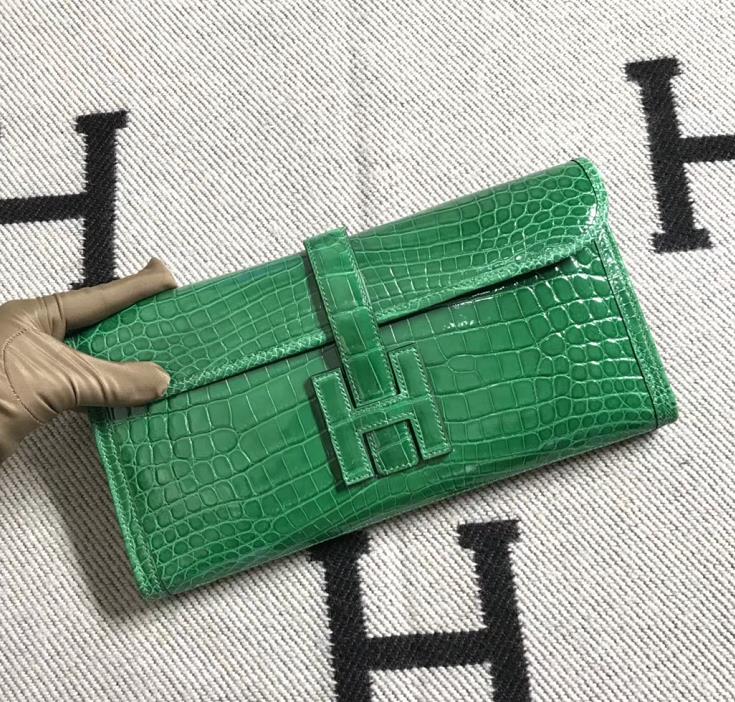 Hermes Jige Wallet 29cm Epsom Leather, CK89 Noir - H Famous