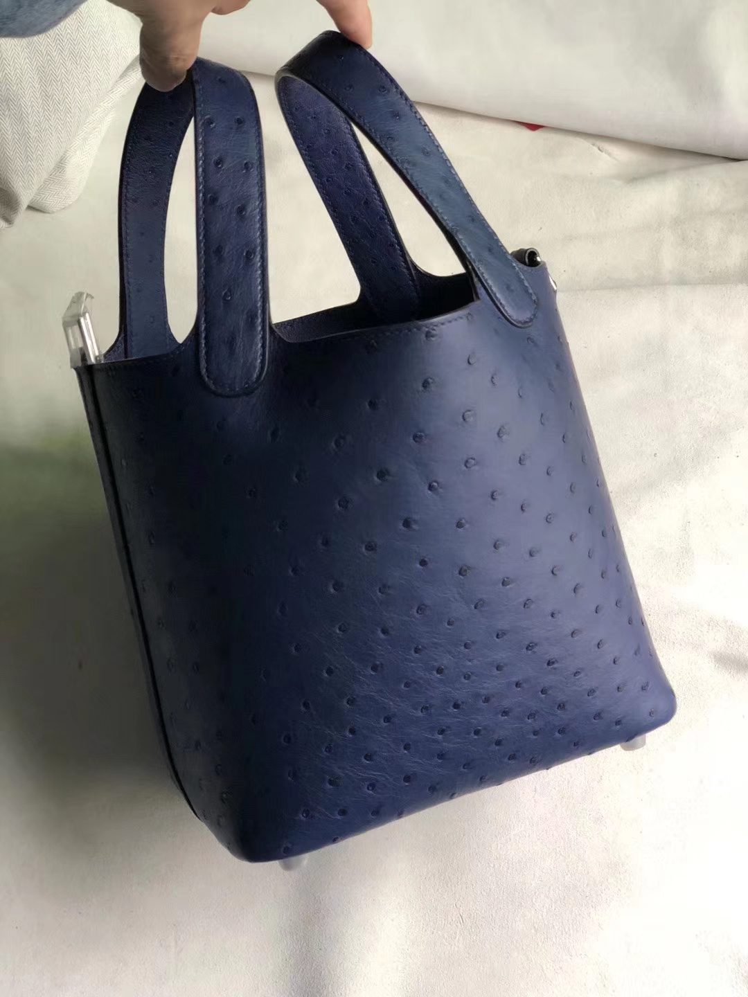 Fashion Hermes Clemence Calf Picotin18/22CM Bag in Z6 Malachite Silver  Hardware - HEMA Leather Factory